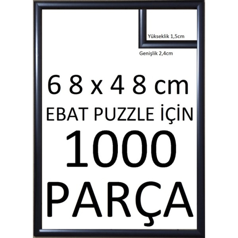 Sar Plus Balıksırtı Yapboz Puzzle Çerçevesi Siyah 1000 Puzzle & Aksesuarları Fiyatı