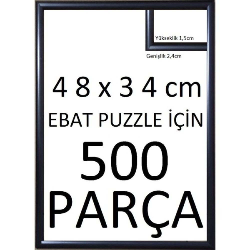 Sar Plus Balıksırtı Yapboz Puzzle Çerçevesi Siyah 500 Puzzle & Aksesuarları Fiyatı