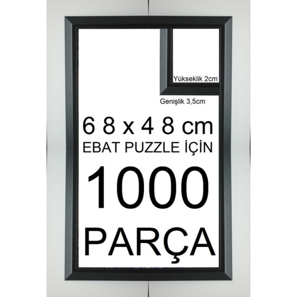 Sar Plus Siyah 1000 Parça 68X48CM Ebatında Piramit Model Puzzle Çerçevesi Puzzle & Aksesuarları Fiyatı