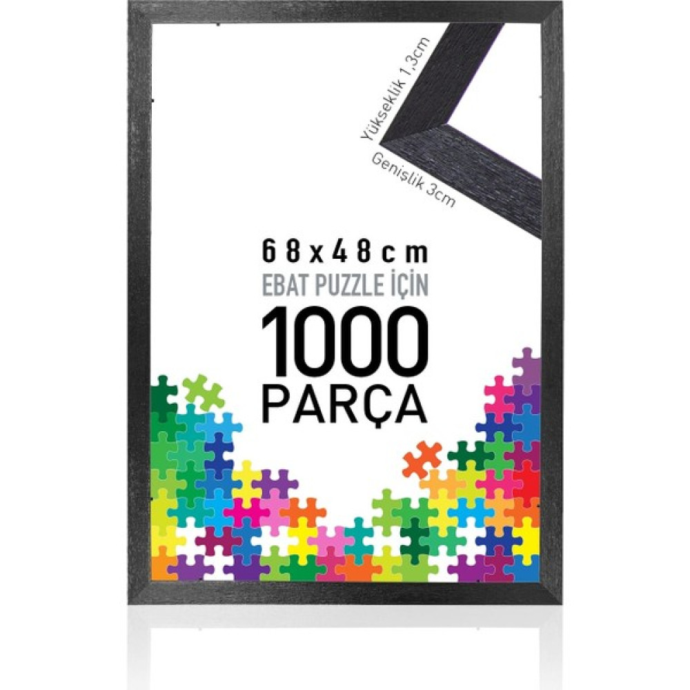Sar Puzzle Çerçevesi 1000 Parça Siyah Puzzle & Aksesuarları Fiyatı