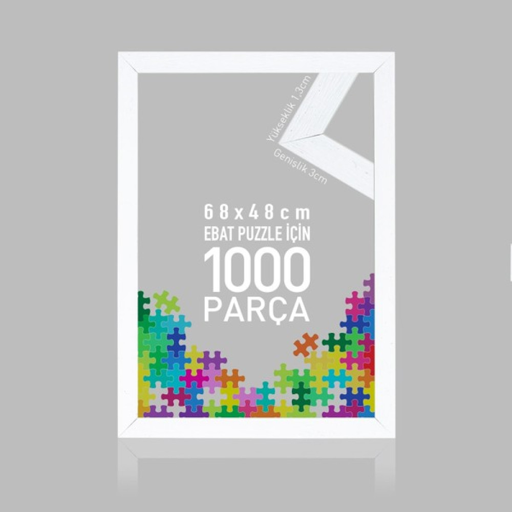 Sar Puzzle puzzle ve Yapboz Çerçevesi 1000 Parça Için Ebat 68CMX48CM Beyaz Puzzle & Aksesuarları Fiyatı