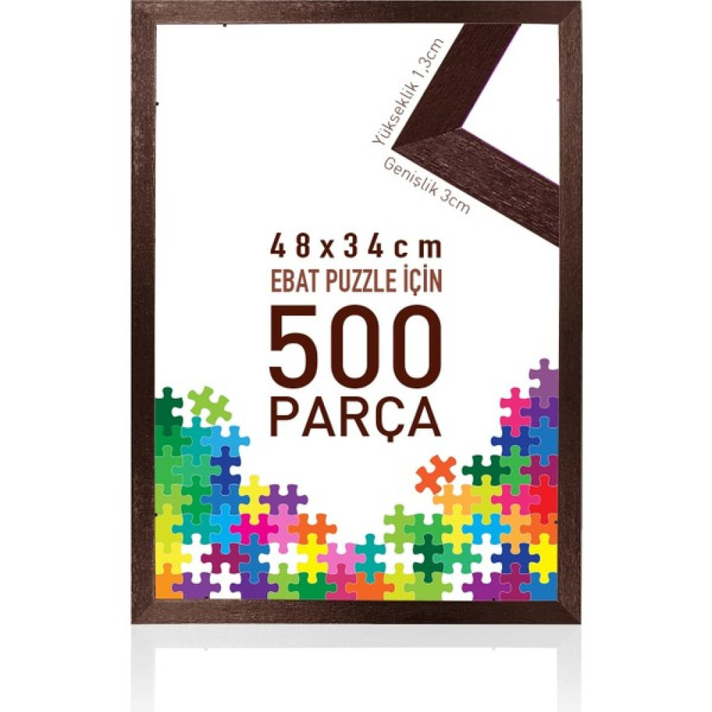 Sar Puzzle puzzle ve Yapboz Çerçevesi 500 Parça Için Ebat 48CMX34CM Kahverengi Puzzle & Aksesuarları Fiyatı