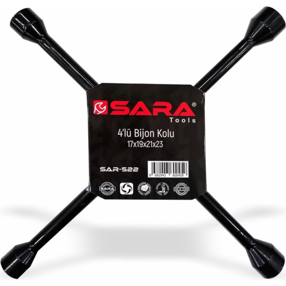 Sara 4 Kollu Bijon Anahtarı 4 Lü Bijon Kolu Siyah Lastikler Fiyatı