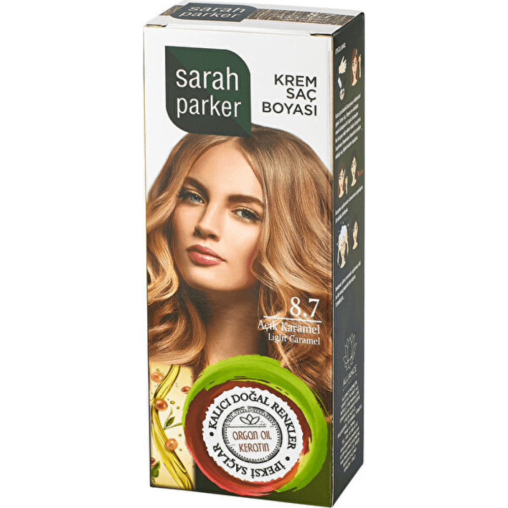 Sarah Parker Açık Karamel Krem Saç Boyası 8.7 Saç Boyası Fiyatı