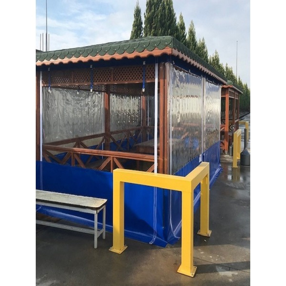 Saran Branda 200 cm x 270 cm Şeffaf Perde Branda Ortası Şeffaf Kenarları Branda Kış Bahçe Perdesi Fermuarlı Tokalı Bitki Fiyatı