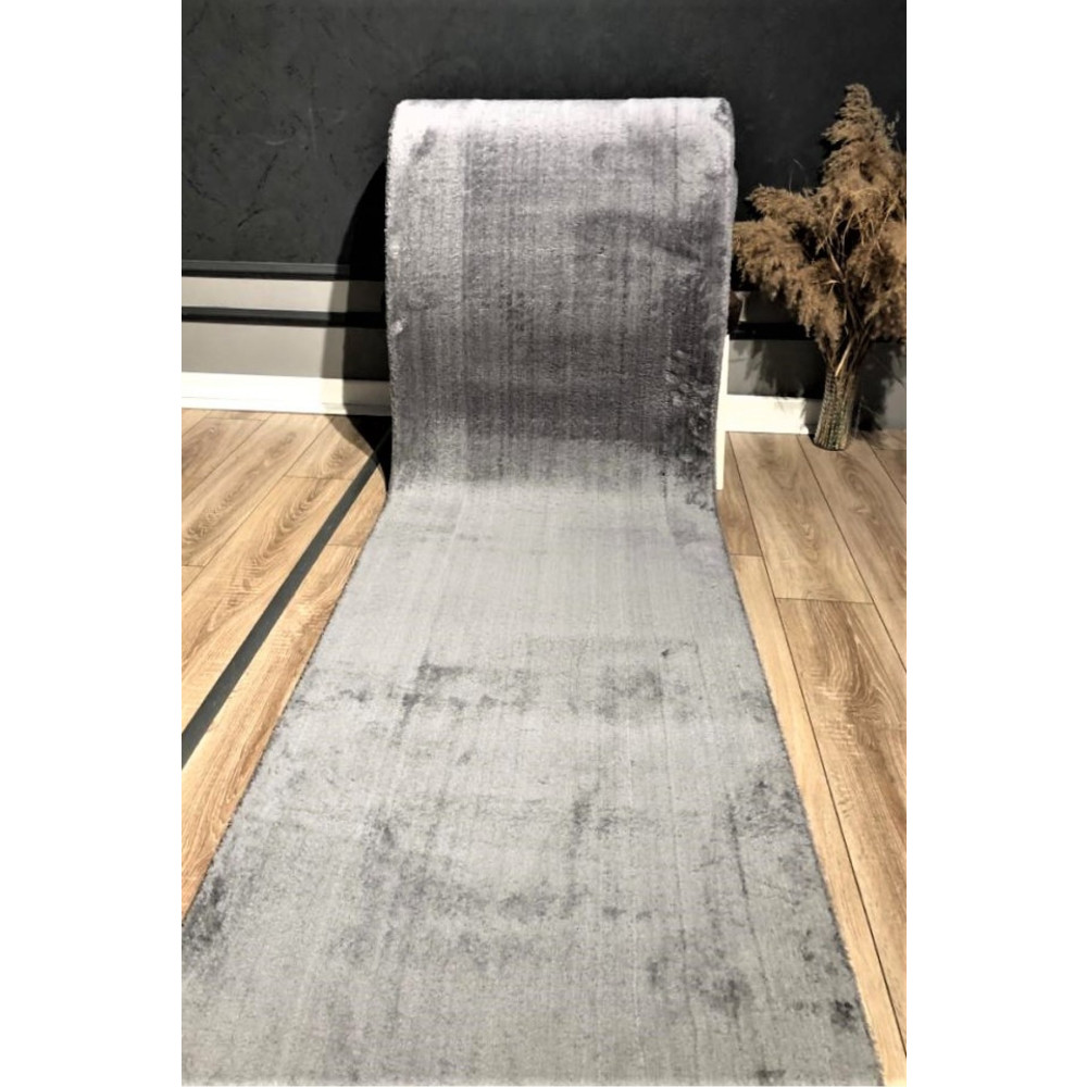 Sarar Lüx Post Peluş Kesme Halı Yolluk Kaymaz Taban Yıkanabilir Pofuduk Antrasit 100 x 125 Beden Yolluk Fiyatı