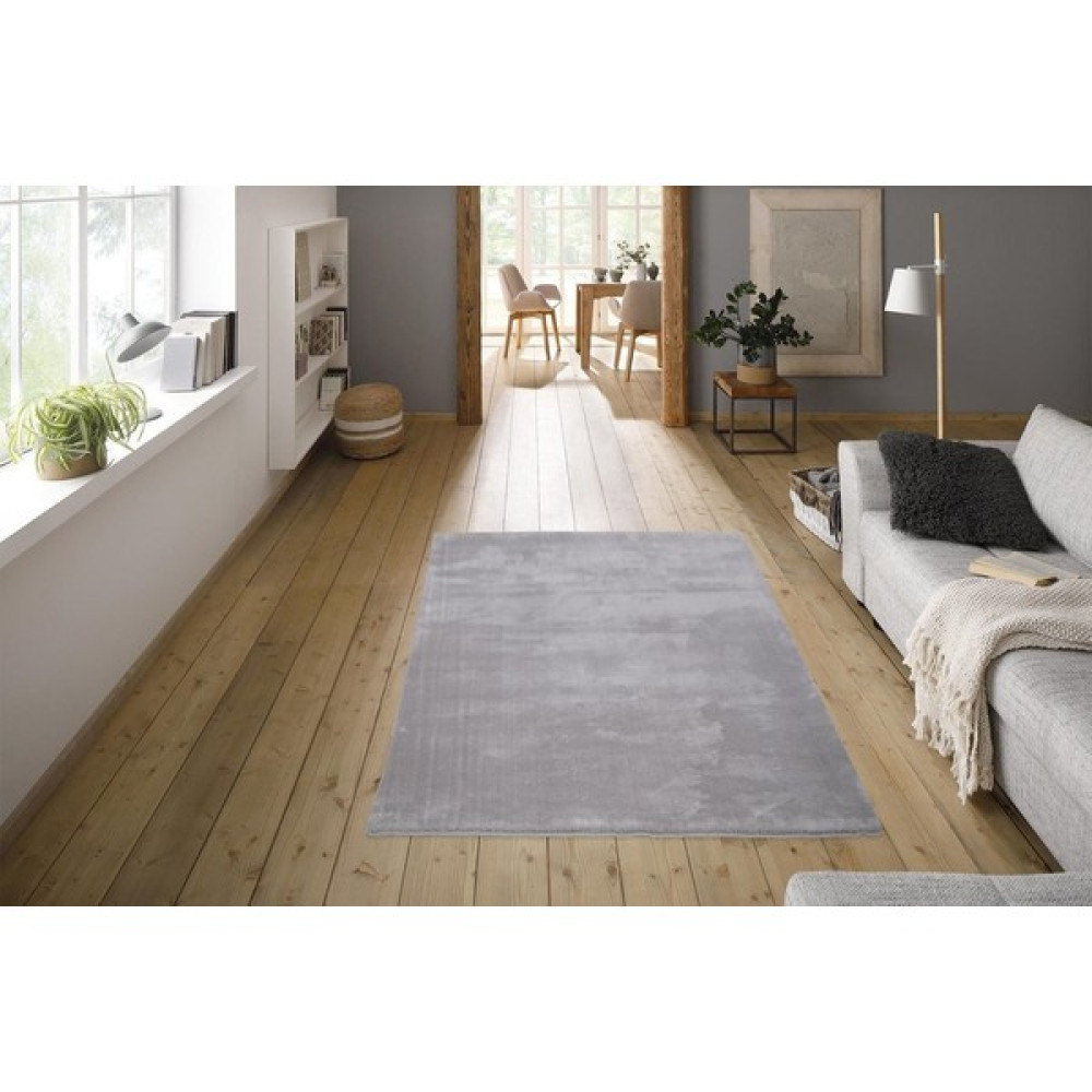 Sarar Post Kaymaz Taban Özel Ölçü Kesme Tavşantüyü Gri Renk Peluş Halı Yolluk - Açık Gri - 80 x 120 cm Yolluk Fiyatı