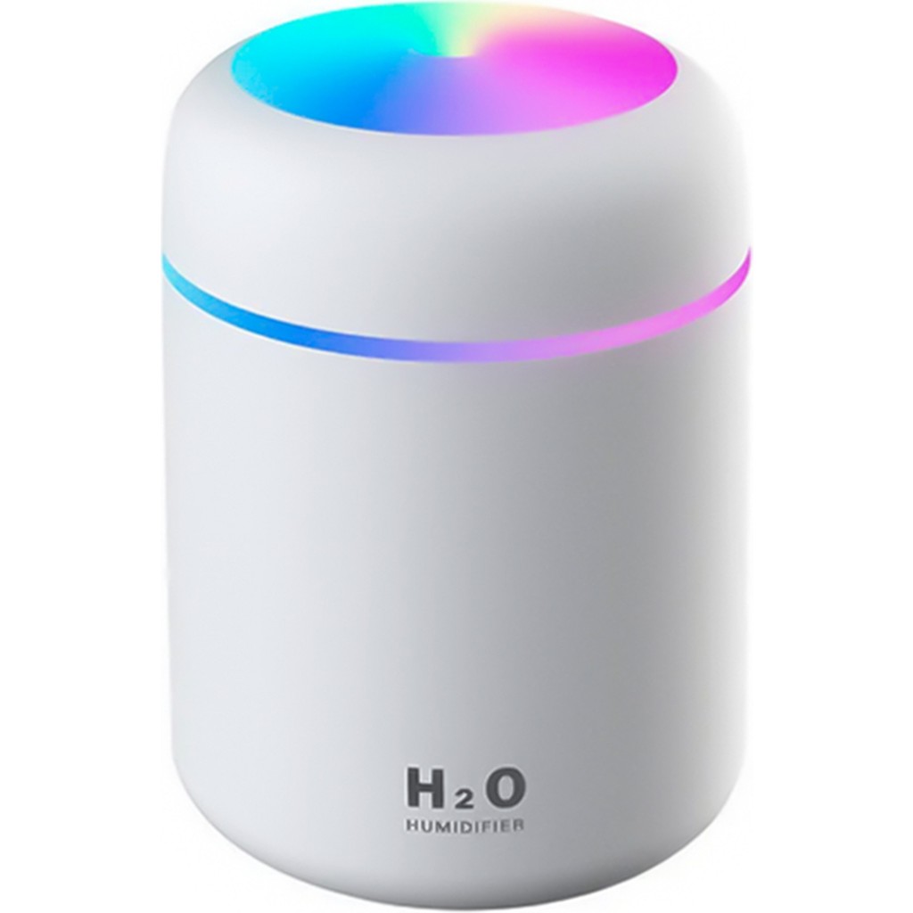 Saravita H2O Humidifier 300 ml Ulrasonik Hava Nemlendirici Buhar Makinesi ve Aroma Difüzörü - Beyaz Diğer Fiyatı