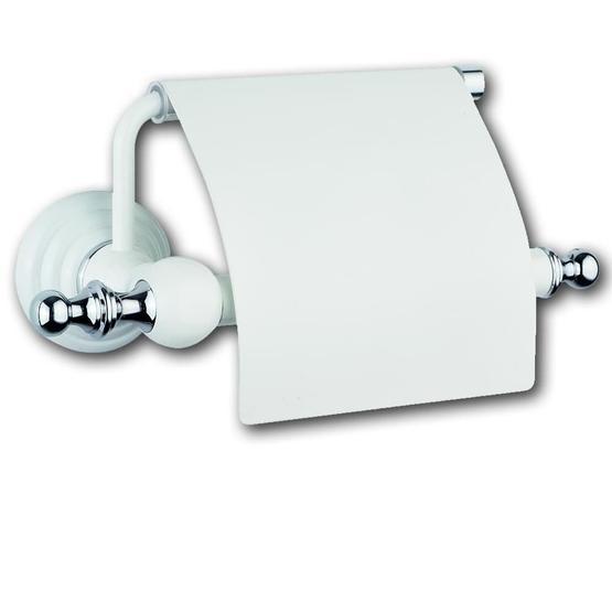 Saray Banyo Artemis Beyaz Krom Kapaklı Kağıtlık