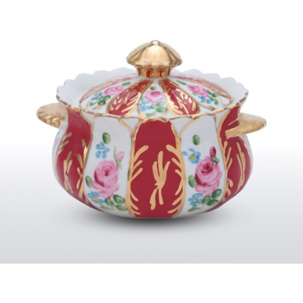 Saray Ottoman Dilimli Şekerlik Kırmızı Kase Fiyatı