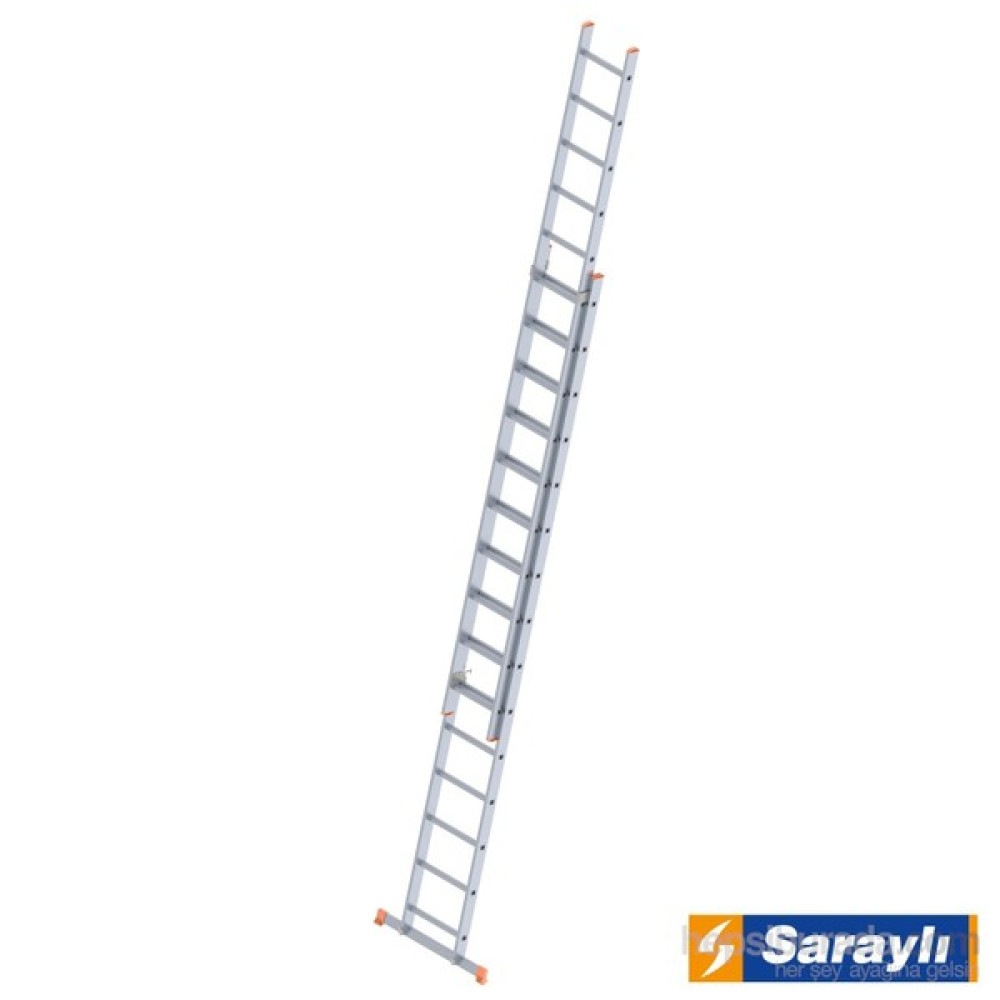 Saraylı Endüstriyel Merdiven 2X15 Sürgülü 7,3 Metre Nalburiye & Hırdavat Fiyatı