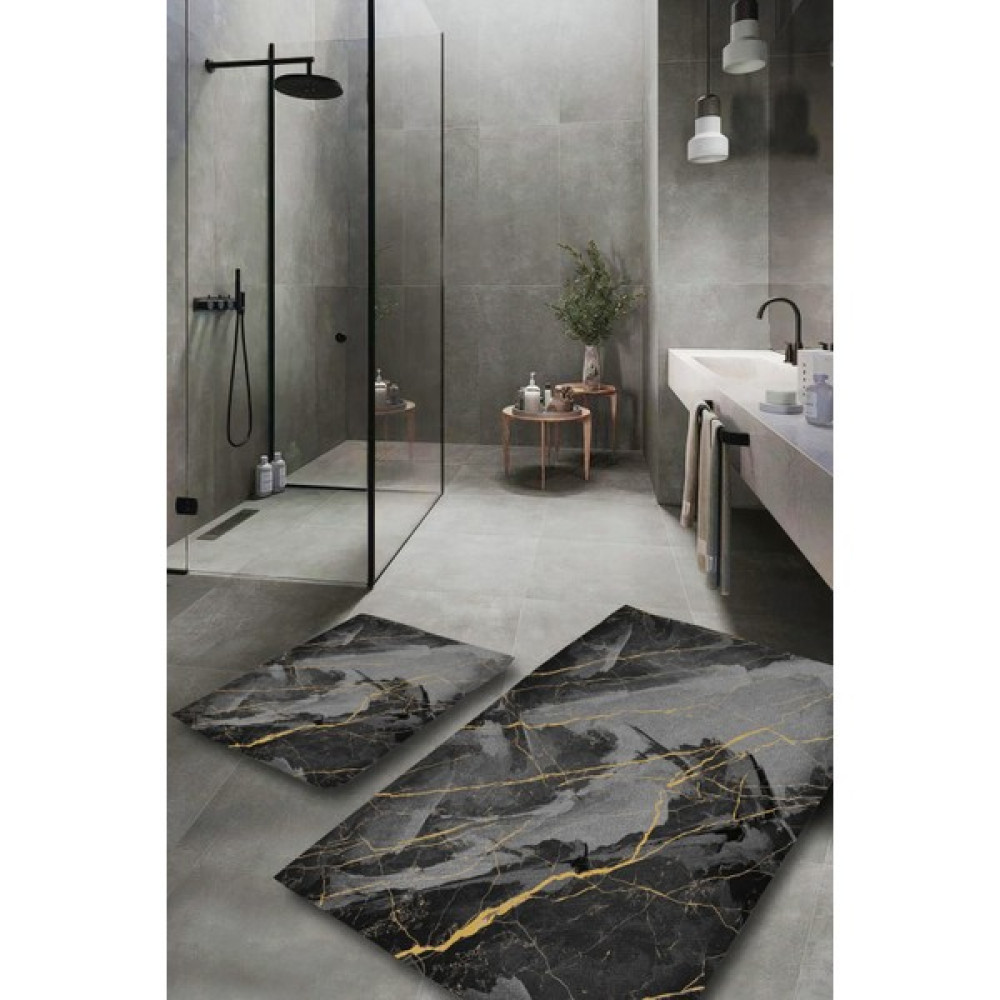 Saraz Halı Klozet Takımı Srz - Mermer Gold - Banyo Klozet Takımı - Antrasit Klozet Takımı Fiyatı