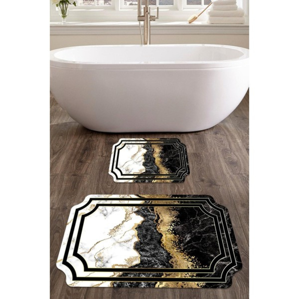Saraz Halı Lazer Kesim Banyo Paspas - Gold Klozet Takımı Fiyatı