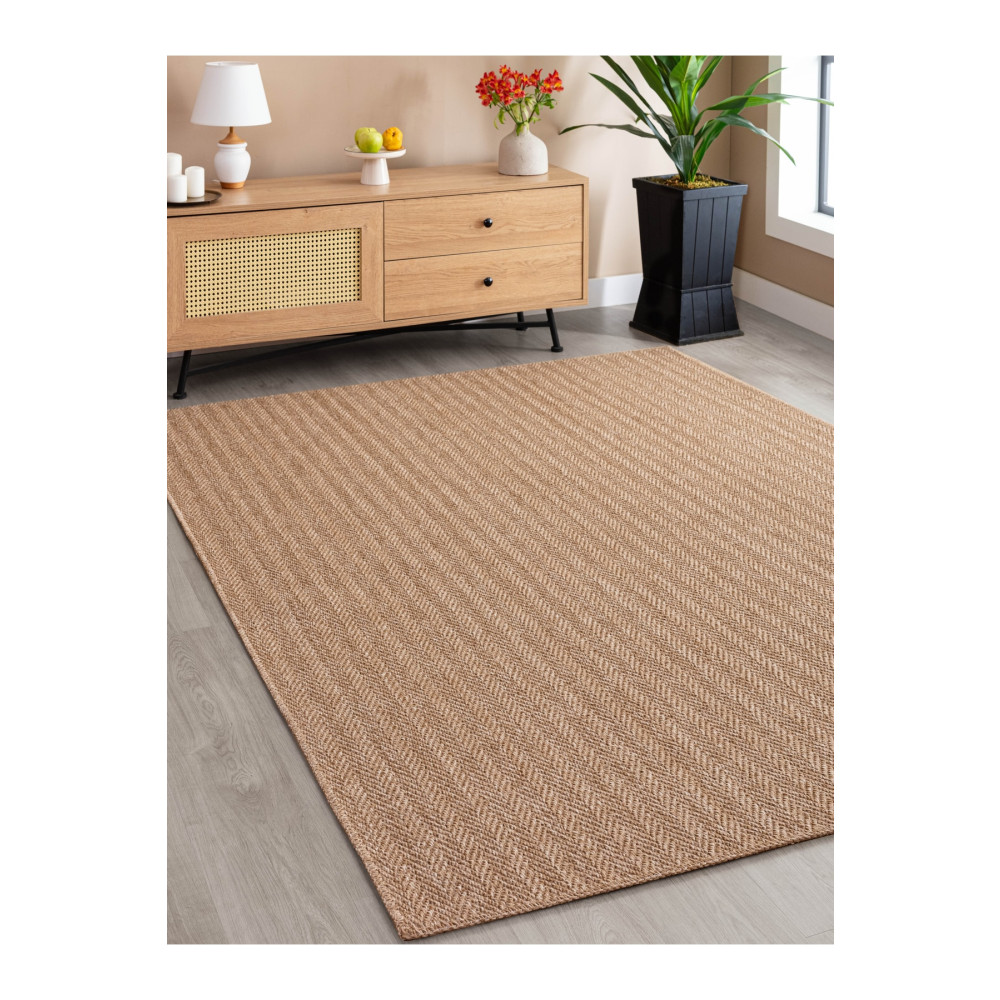 SARAZ HALI Srz-0503 Jüt Tabanlı Hasır Dokuma Örme Bohem Antialerjik Halı Kilim Balık Sırtı 80 x 150 Beden Kilim Fiyatı