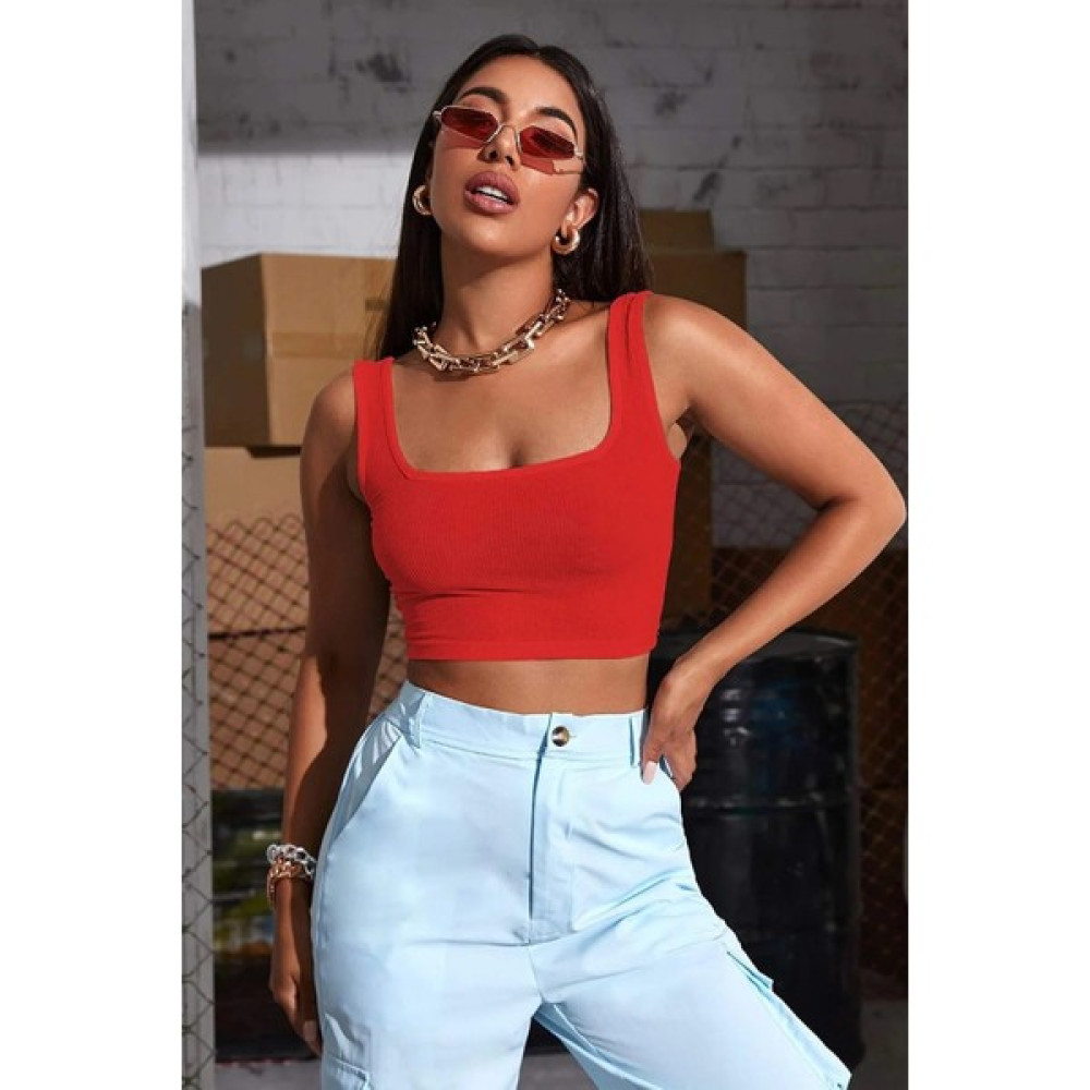 Sardem Kadın Kırmızı Askılı Crop Top Bluz Bluz Fiyatı
