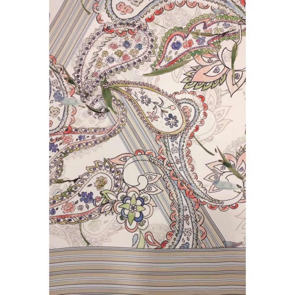 Sardo Kumaş Şal Desenli Saten Kumaş Eni 1,50 cm Çift En - 1 m - 1018 Sarı - 100 cm Kumaşlar Fiyatı