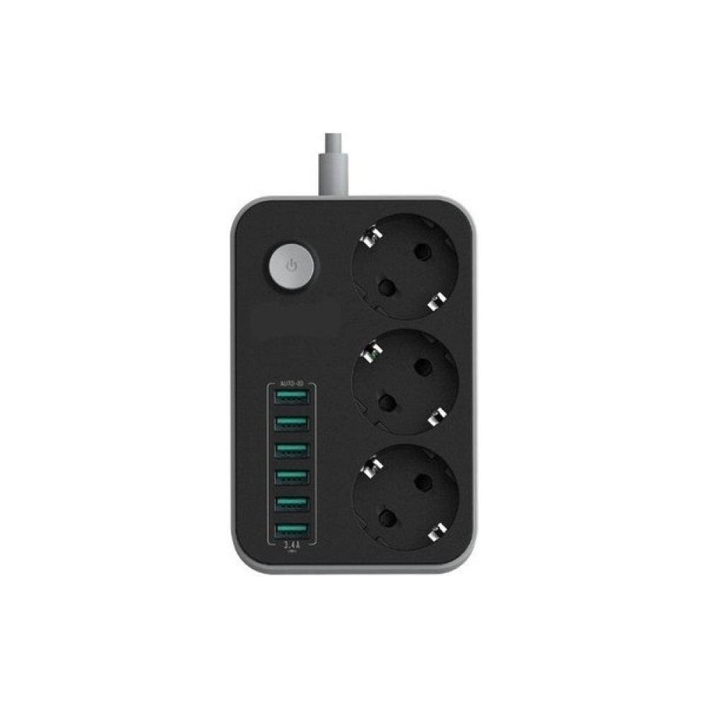 Sare 3'lü Priz Ile 6'lı USB Port Akım Korumalı Priz Prizler Fiyatı