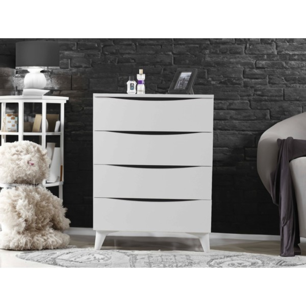 Sare Home Dorado 4 Çekmeceli Beyaz Şifonyer Şifonyer Fiyatı