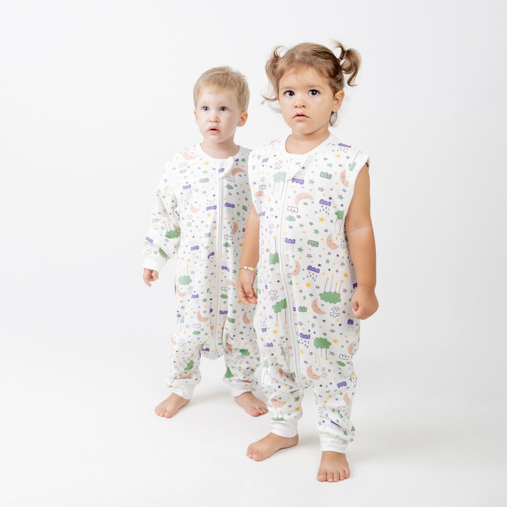 Sarebaby Sare Baby Bebek Uyku Tulumu %100 Doğal Pamuk Çift Kat Özel Kumaş Unisex 1.0 Tog 5-6 Yaş Beden" Bebek Tulumu Fiyatı