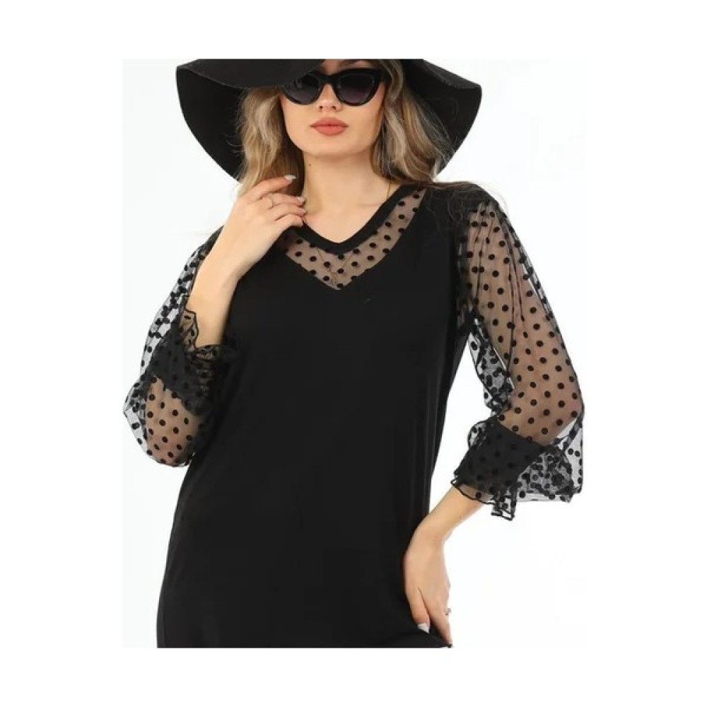 Sarem Moda Kolu Gipeli V Yaka Buluz Bluz Fiyatı