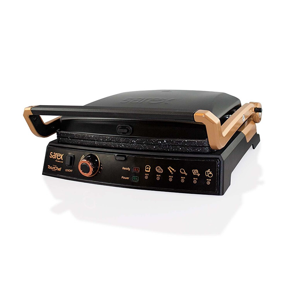 Sarex SR3410 Toastchef Izgara ve Tost Makinesi Siyah Ekmek Kızartma Makineleri Fiyatı