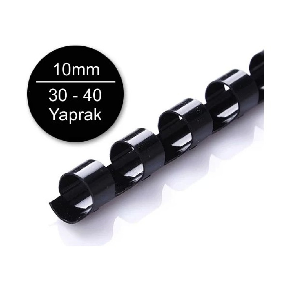 Sarff 10 mm Siyah Plastik Spiral 30 - 40 Yaprak Kapasiteli 100'lü Kutu Oto Boyaları Fiyatı