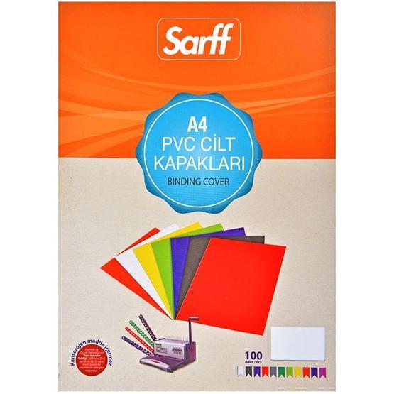 Sarff 100'lü A3 Pvc Siyah Opak Kapak