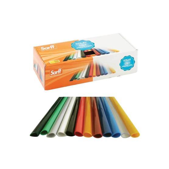 Sarff 6 mm Siyah 100 Adet Üçgen Sırtlık