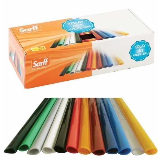 Sarff 6 mm Siyah 100 Adet Üçgen Sırtlık
