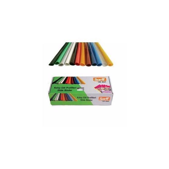 Sarff 6 mm Siyah 100 Adet Üçgen Sırtlık