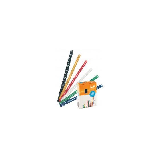 Sarff Bind Beyaz 6 mm Plastik Spiral