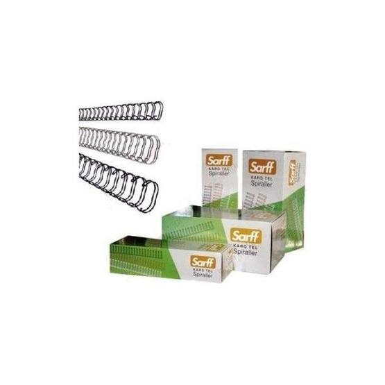 Sarff Karo Gümüş 3-8 7.9 mm Tel Spiral Kutu Spiralli Defter Fiyatı