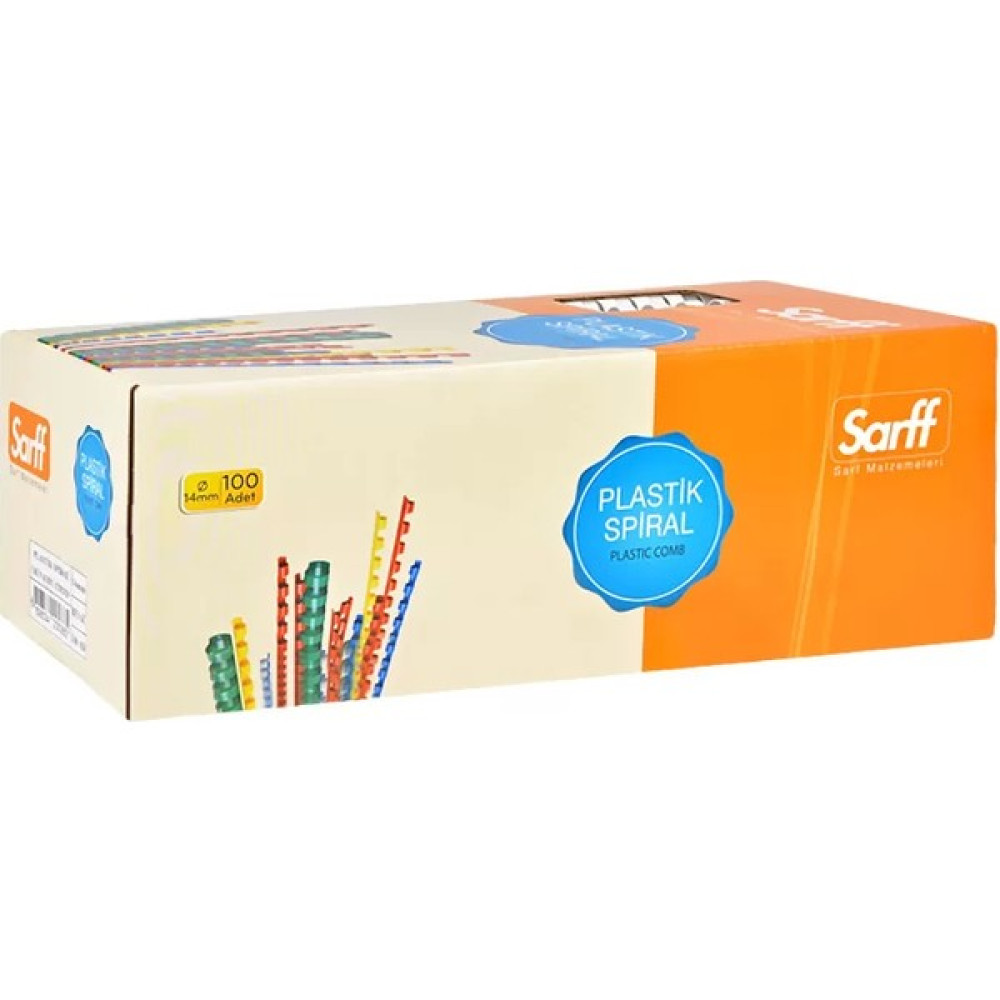 Sarff Plastik Spiral 14 mm Mavi 100'lü 15312031 Oto Boyaları Fiyatı