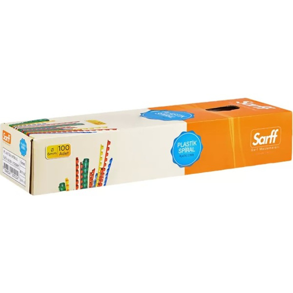 Sarff Plastik Spiral 6 mm Mavi 100'lü 15312007 Oto Boyaları Fiyatı