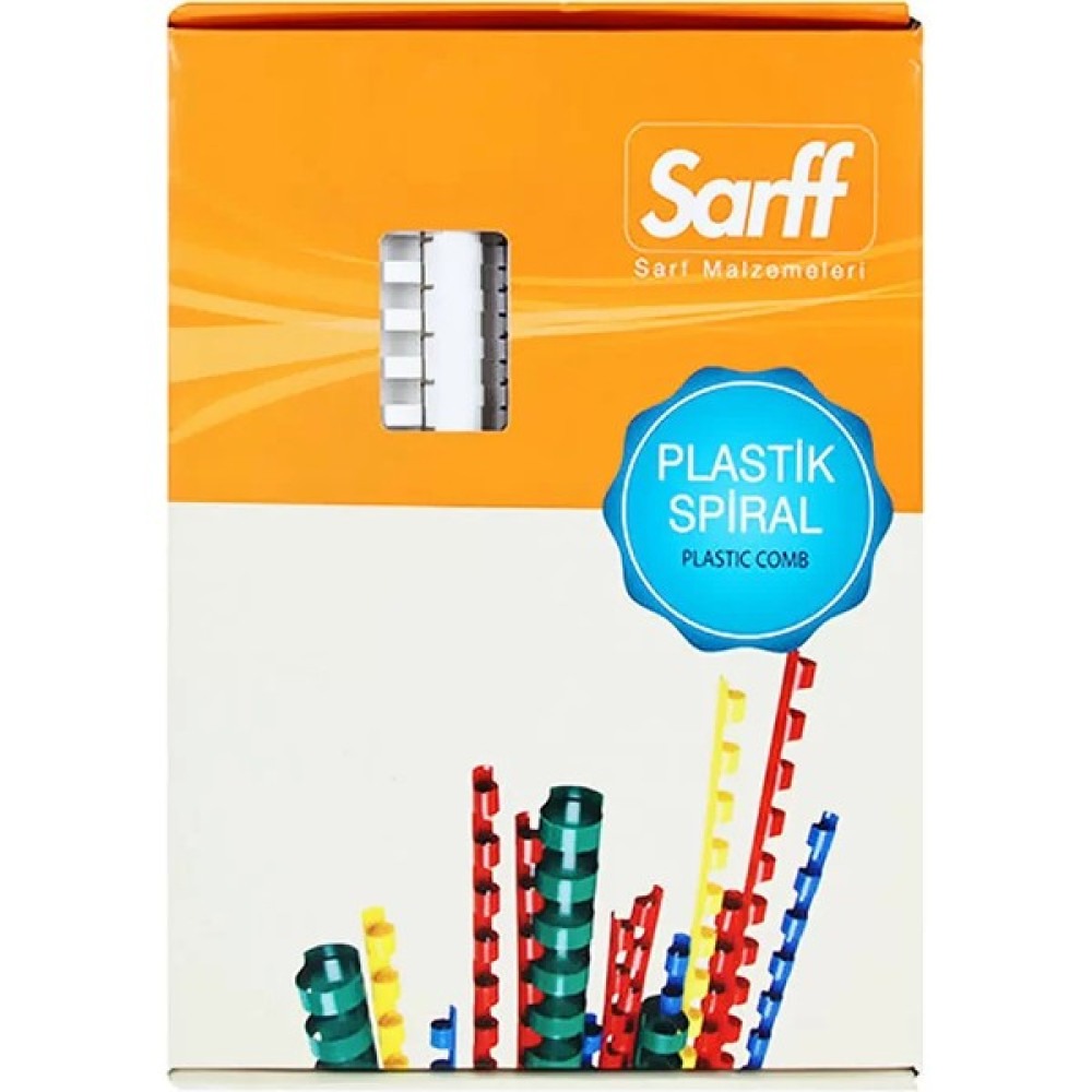 Sarff Plastik Spiral 6 mm Siyah 100'lü 15312006 Oto Boyaları Fiyatı