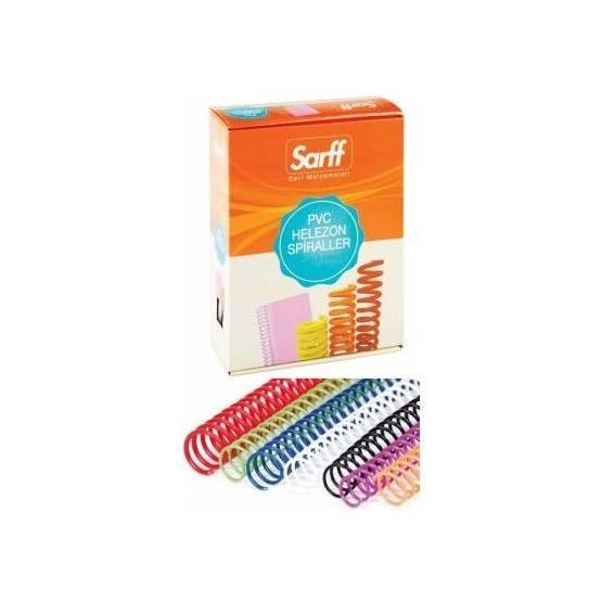 Sarff Pvc Helezon 14 mm Beyaz Plastik Spiral