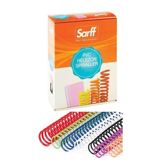 Sarff Pvc Helezon Beyaz 6 mm Spiral