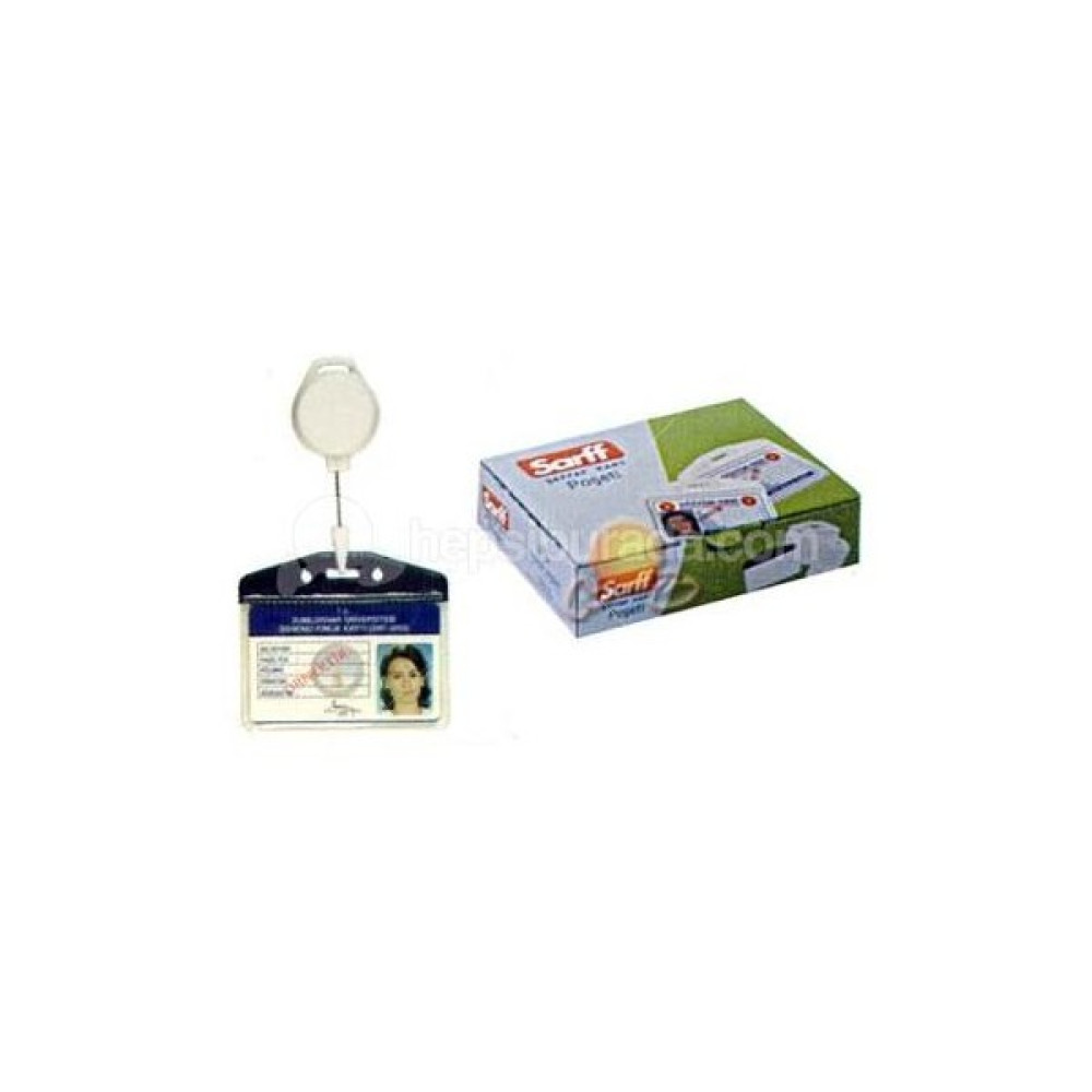 Sarff Pvc Kart Poşetleri 100 Ad/pk.-Şeffaf - Şeffaf Plastik Kart Malzemeleri Fiyatı