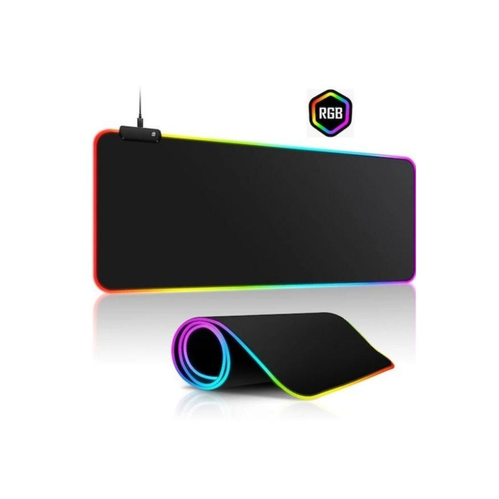 Sarftech 80x30 Rgb Mouse Pad Led Işıklı Baskısız Siyah Renk Gaming Mousepet 80x30cm Mouse Pad Fiyatı