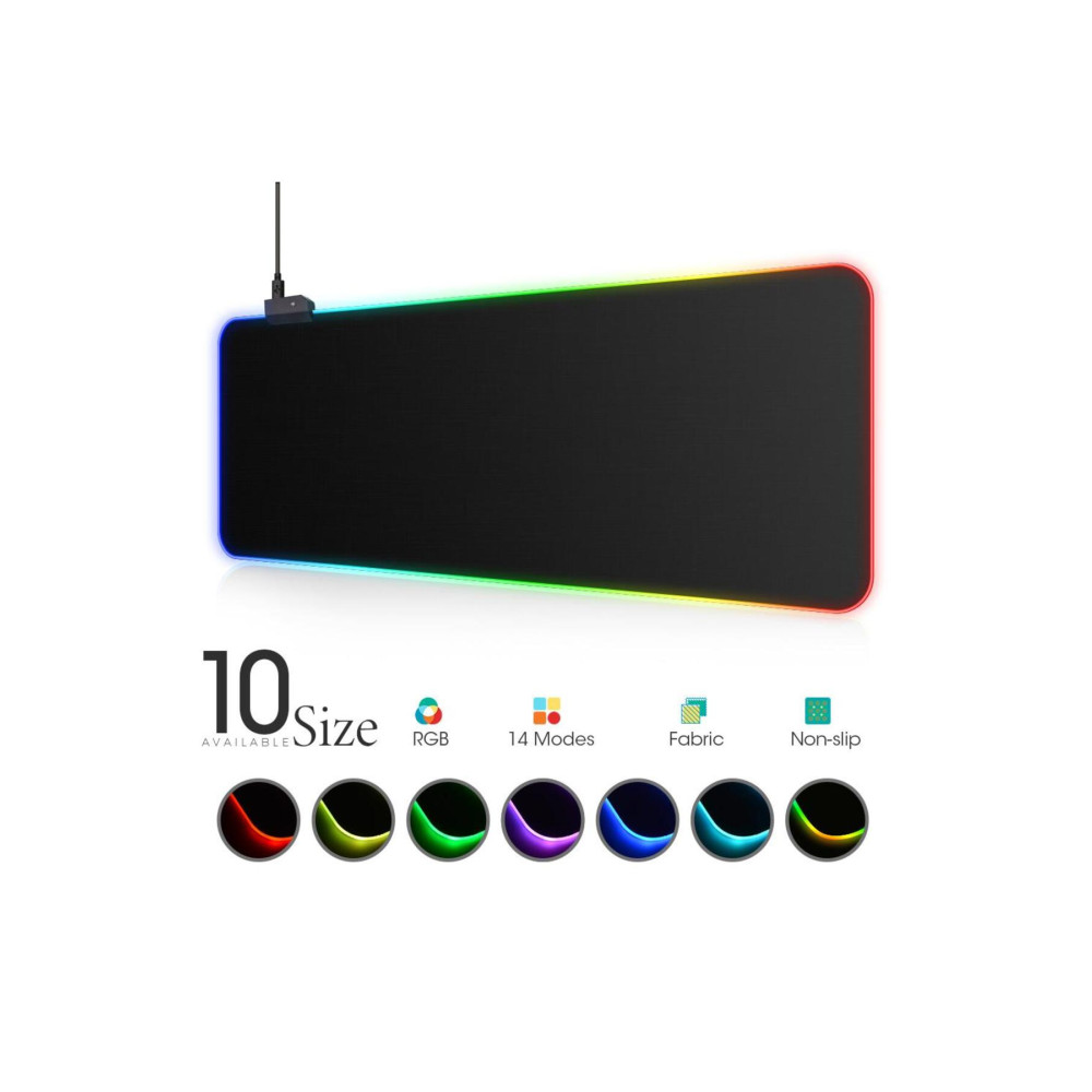 Sarftech 90x40 Rgb Mouse Pad Led Işıklı Baskısız Siyah Renk Gaming Mousepet 90x40cm Mouse Pad Fiyatı
