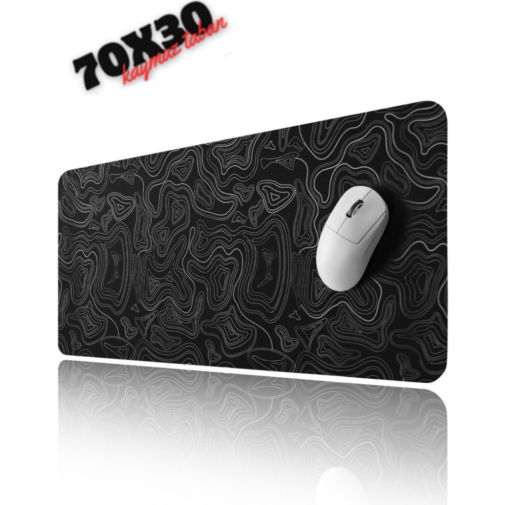 Sarftech Black Contour Speed Hızlı Yüzey Kaymaz Taban Gaming Oyuncu Mouse Pad Oyuncu Gaming Mousepad - 70x30 Mouse Pad Fiyatı
