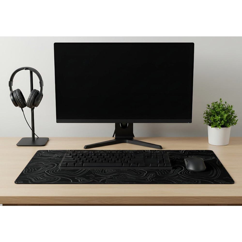 Sarftech Black Contour Speed Hızlı Yüzey Kaymaz Taban Gaming Oyuncu Mouse Pad Oyuncu Gaming Mousepad - 80x30 Mouse Pad Fiyatı