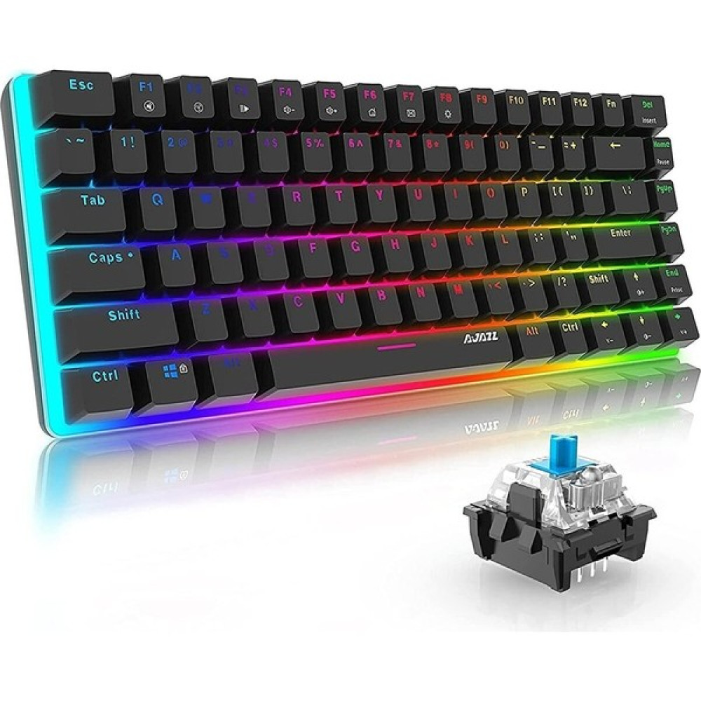 Sarftech T60 Siyah/pembe/beyaz Mavi Switch Rgb Klavye Kablolu Gaming Oyuncu Klavyesi - Siyah Oyuncu Klavyesi Fiyatı
