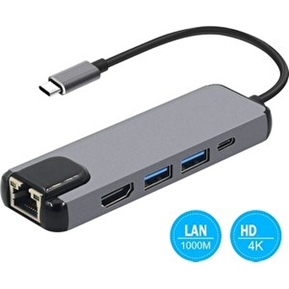 Sarftech USB Type-C To HDMI Hdtv Lan Usb+Pd Çevirici Dönüştürücü Bilgisayar Çevirici ve Adaptörü Fiyatı