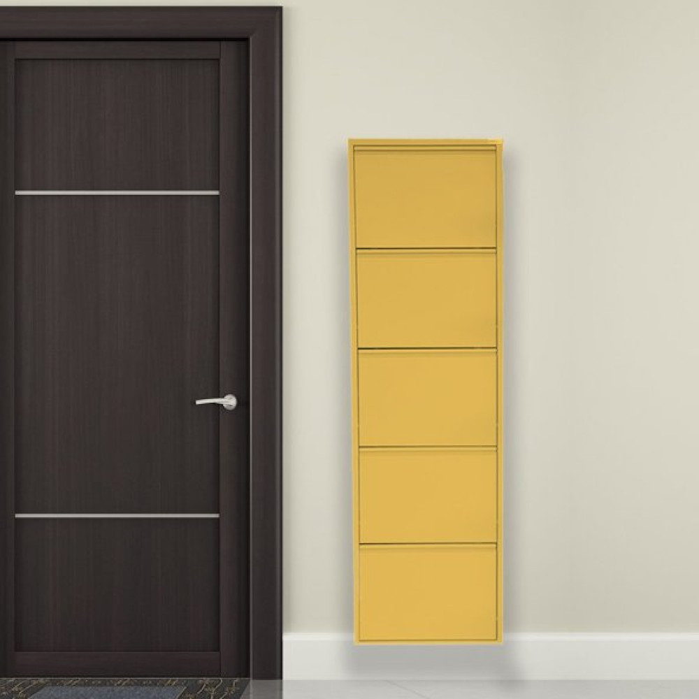Sari Metal Ayakkabilik Mac5 - 5 Kapakli - 50X15x169 H Ayakkabılık Fiyatı