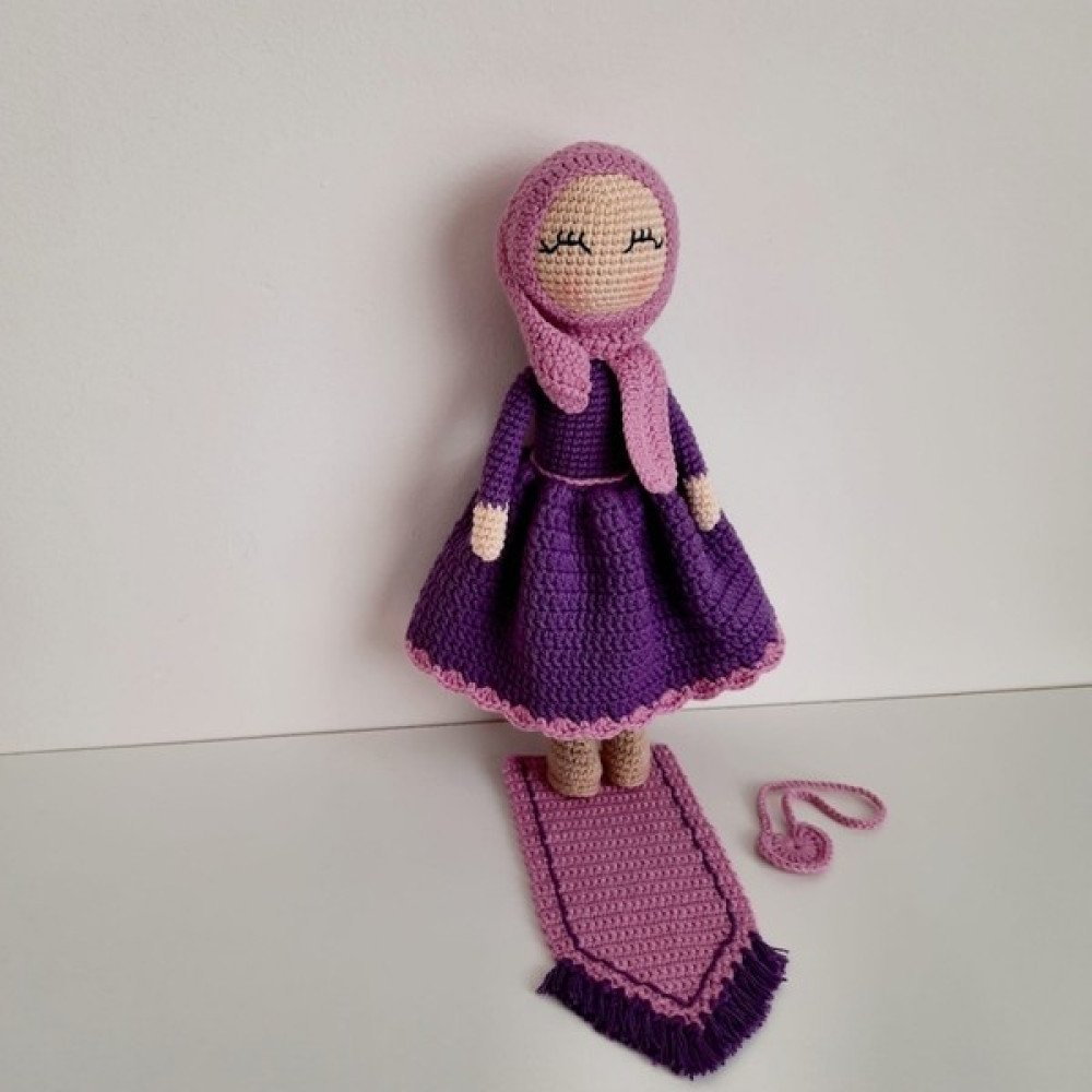 Sarı Seccadeli Tesettürlü Kız Amigurumi Organik Oyuncak Amigurumi Organik Oyuncak Bebek Oyuncakları Fiyatı