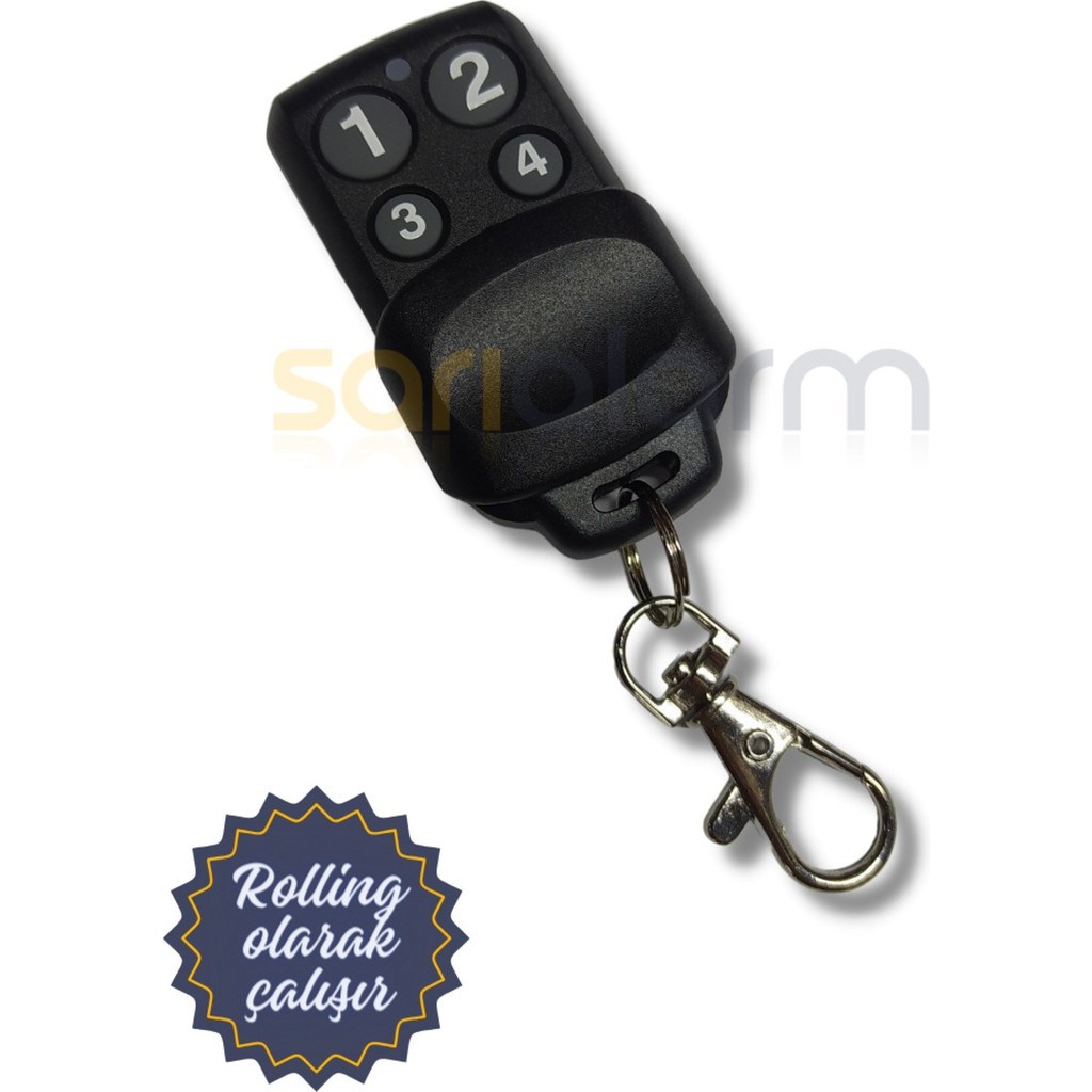SARIALARM Rolling (Nice, Bft, Hiland Vb) Olabilen Fıx Akıllı Kumanda Garaj Kepenk Bariyer Kumandası Diğer Fiyatı