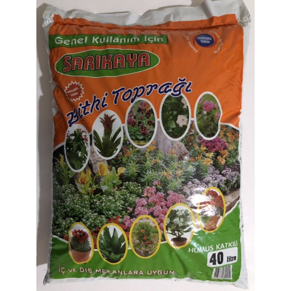 Sarıkaya Bitki Toprağı Torf (Humus Katkılı) 40 Lt Bitki Fiyatı