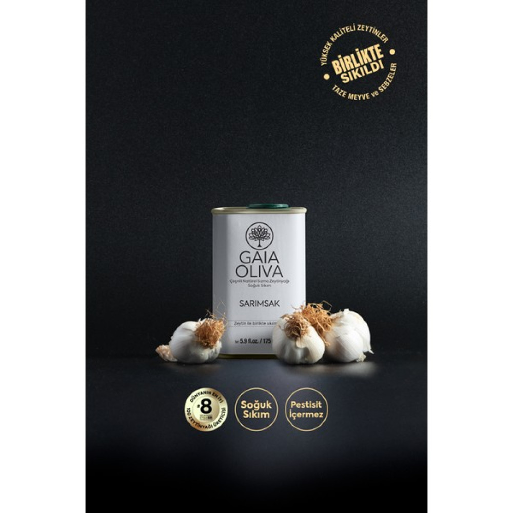 Sarımsak Çeşnili 175 ml Natürel Sızma Zeytinyağı Yeni Hasat Diğer Fiyatı