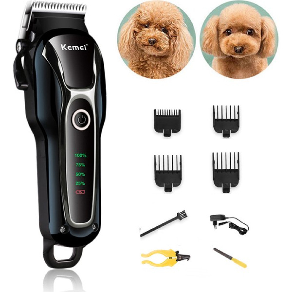Şarj Edilebilir Profesyonel Köpek Saç Düzeltici Kedi Düşük Gürültülü Elektrikli Saç Kesme Makinesi Bakım Tıraş Makinesi Kesme Makinesi Seti 100-240... Evcil Hayvan Ürünleri Fiyatı